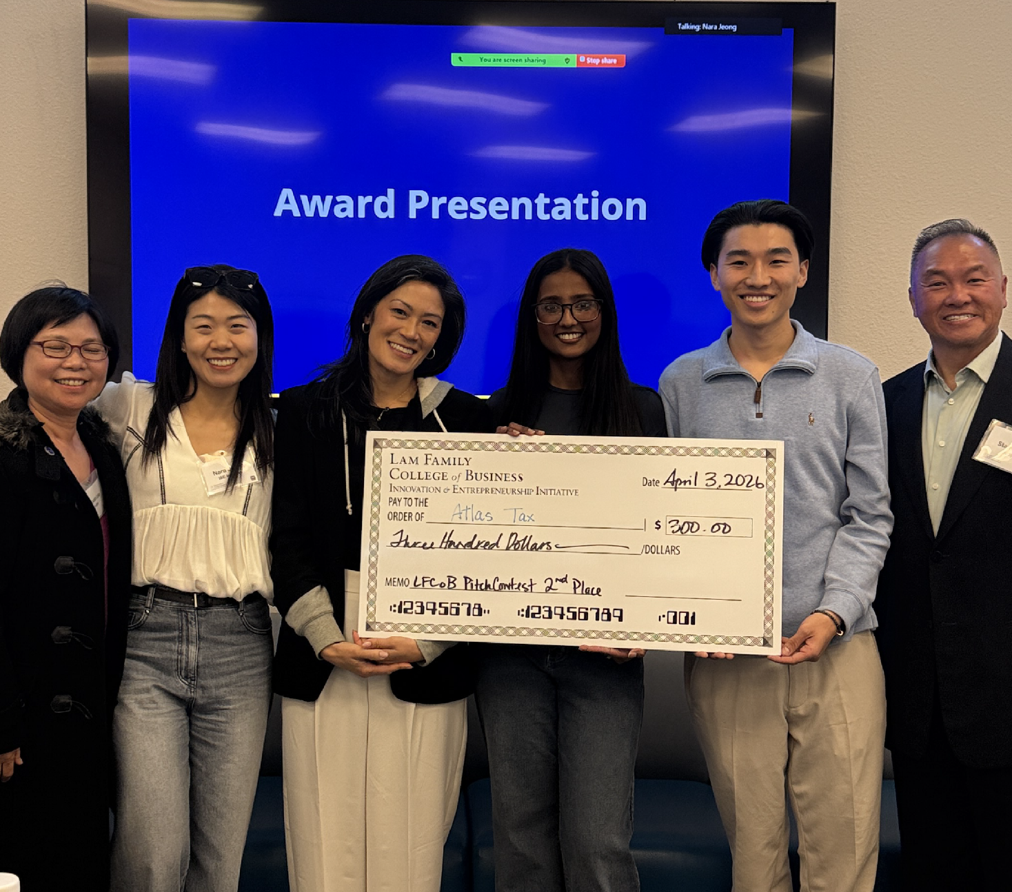 AtlasTax pitch competition presentation