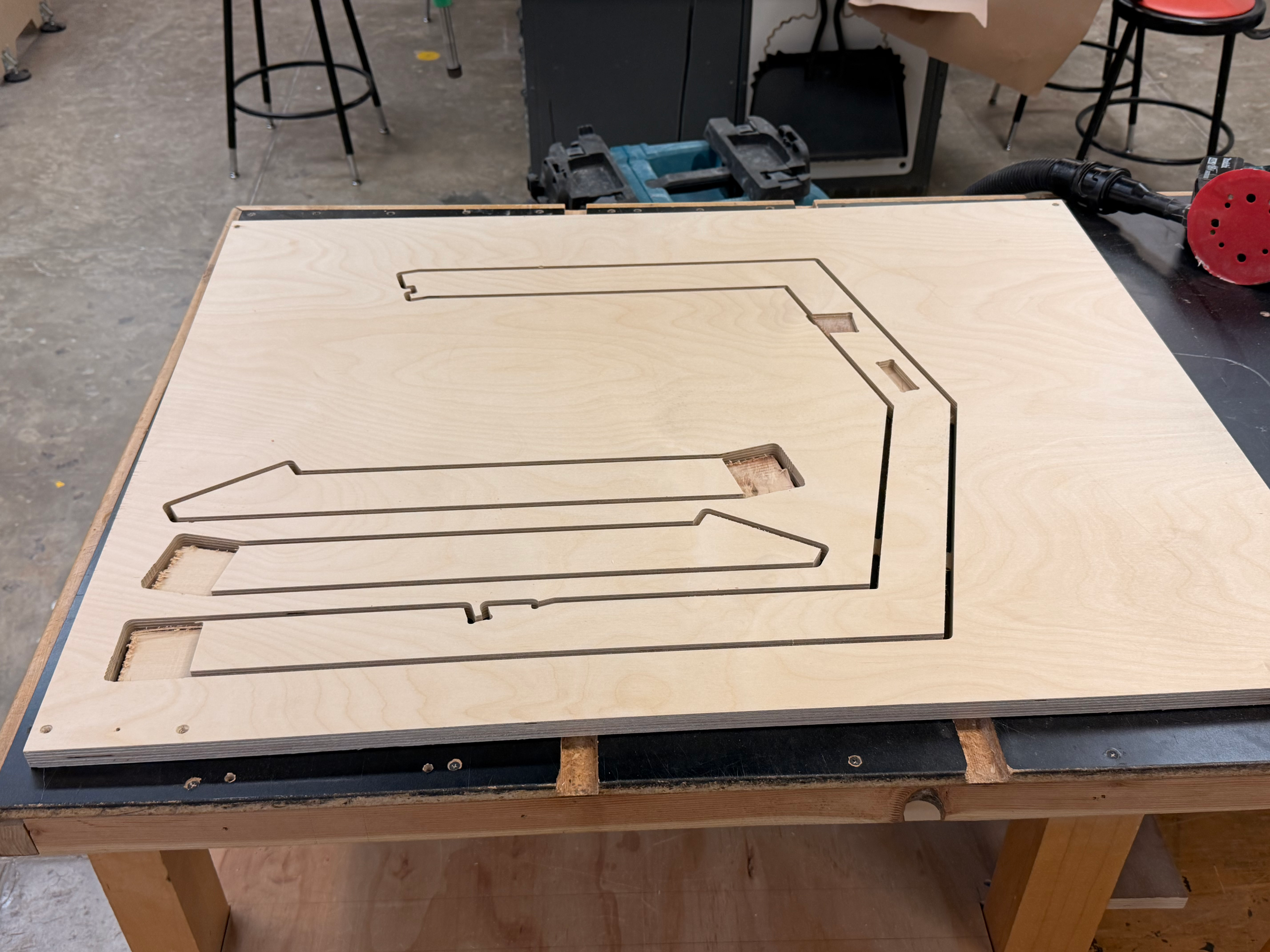 Parts fresh off CNC machine