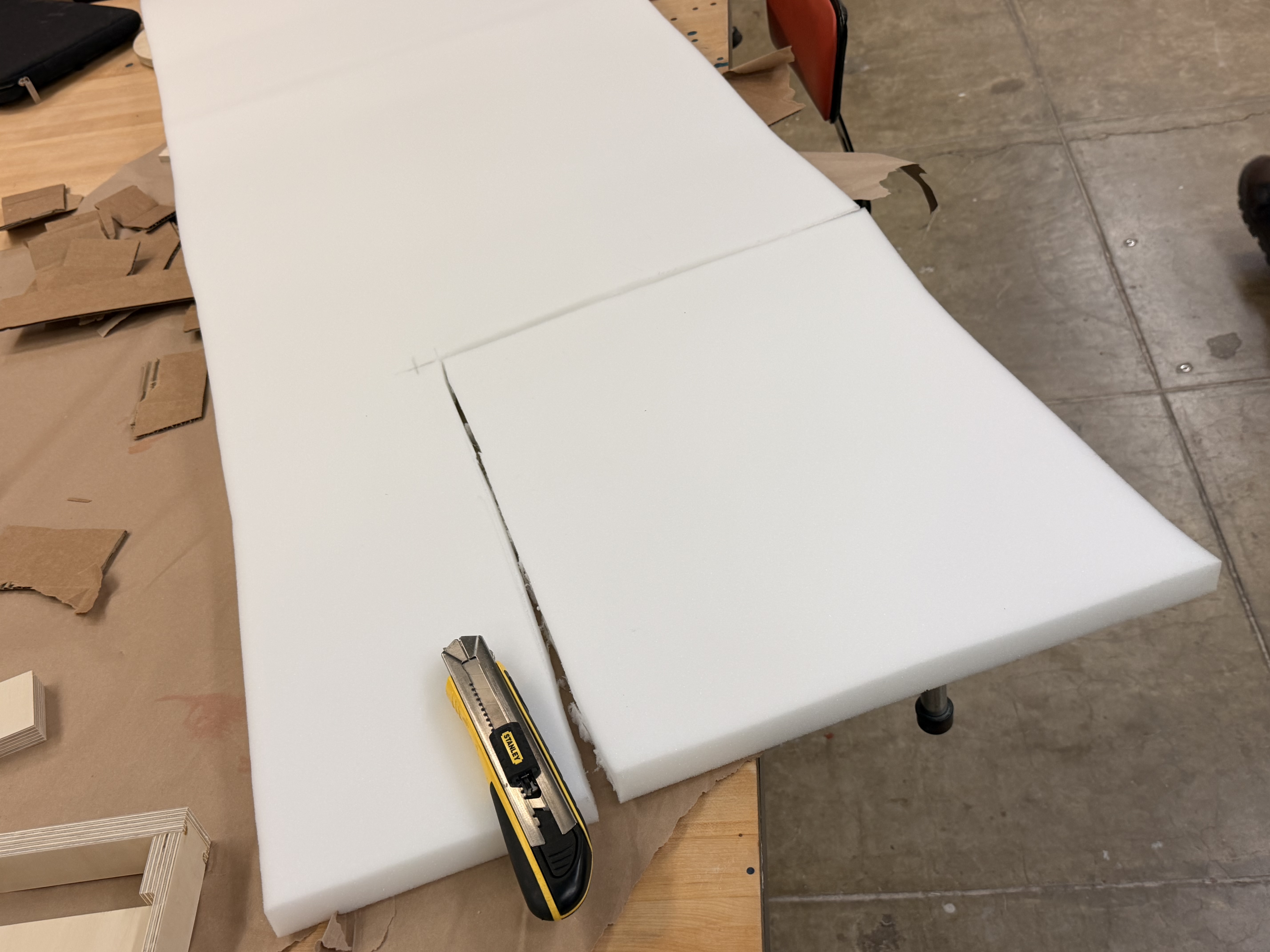 Foam cutting