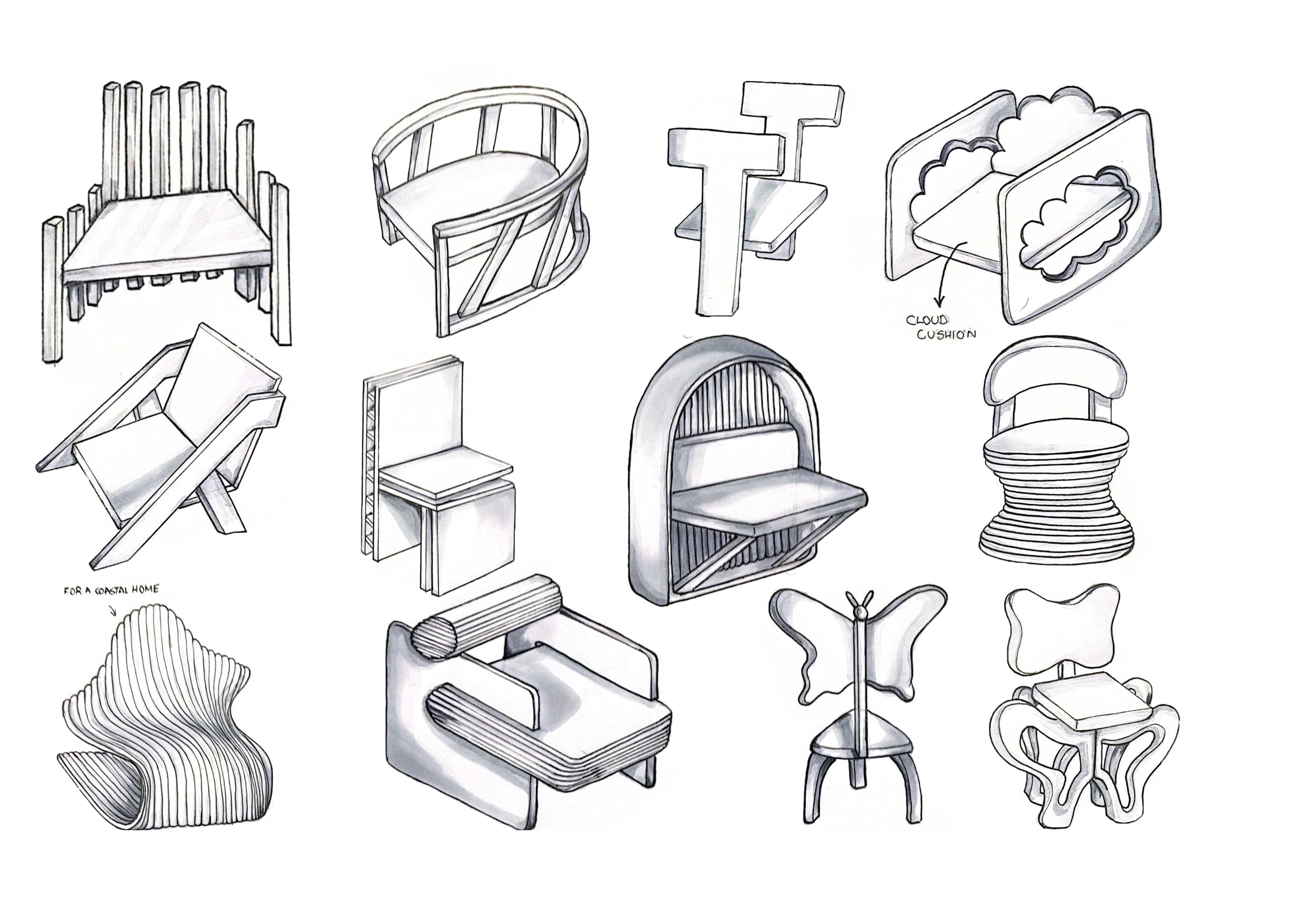 Ideation sketches — set 1